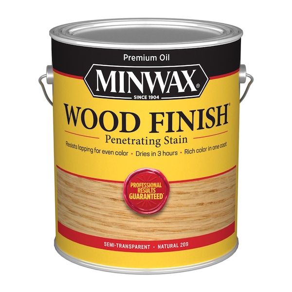 Minwax Wood Finish Semi-Transparent Natural Oil-Based Penetrating Stain 1 gal 710700000 - main